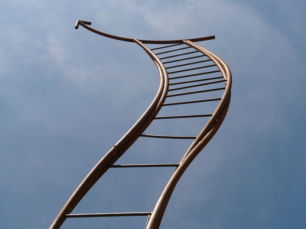 ladder in de lucht